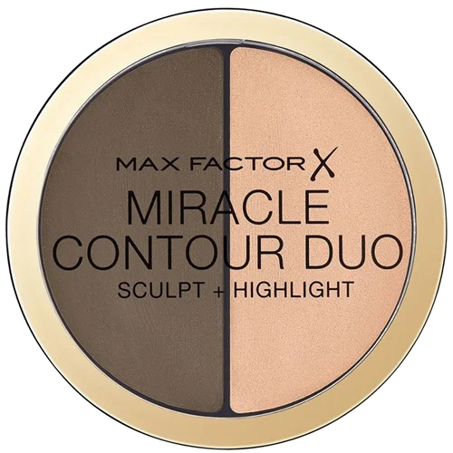 پالت هایلایتر دوتایی مکس فکتور Max Factor Contour Duo - Medium/Deep | کد : 5572